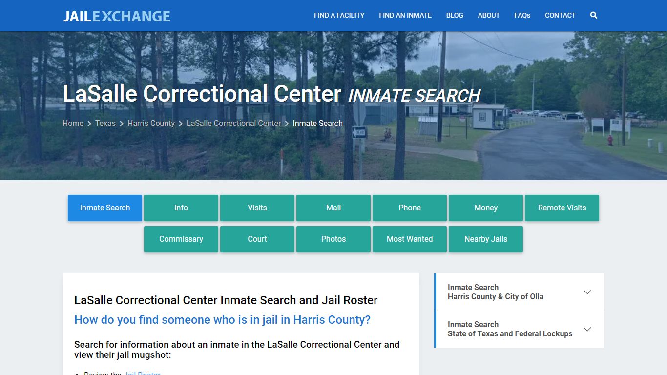 LaSalle Correctional Center Inmate Search - Jail Exchange